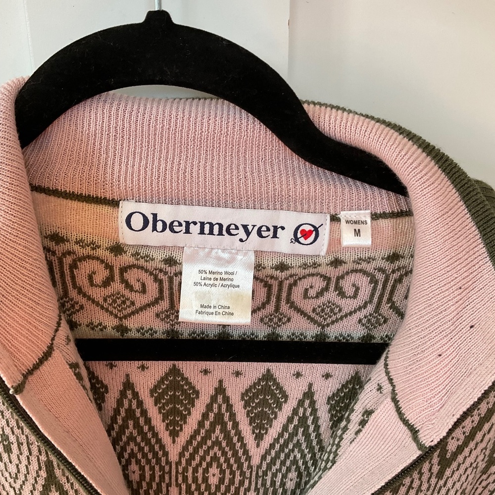 Obermeyer women’s zipper cardigan